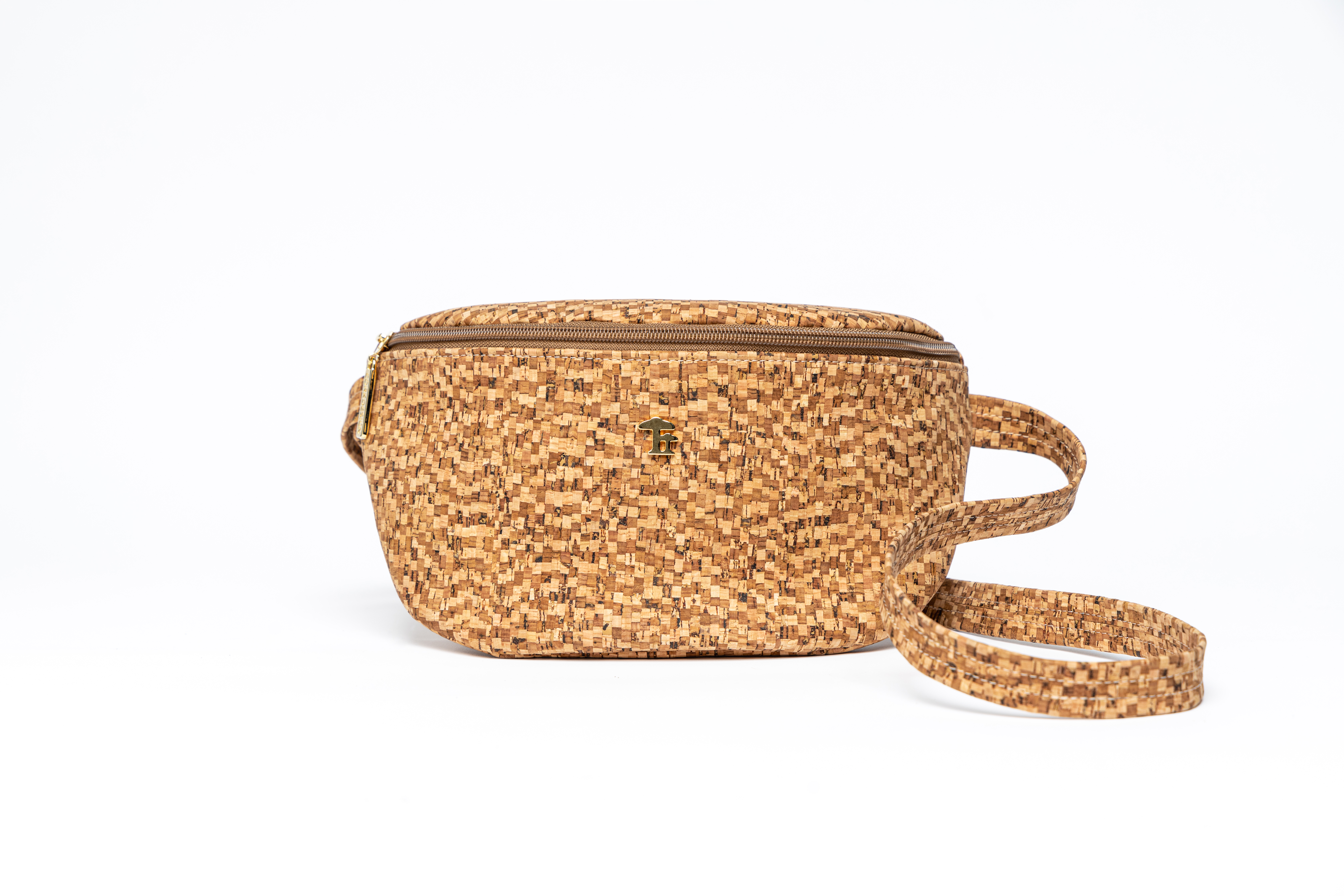 Bolsa de Cintura Grande, em Cortiça