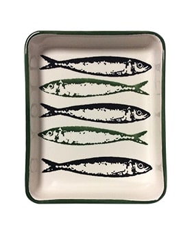 Travessa Mini Sardinha Verde