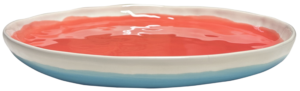 Prato Jantar Coral