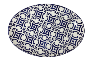 Travessa Oval Cobalto